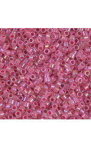 Miyuki delica Beads 11/0 - Rose lined opal ab DB-1742